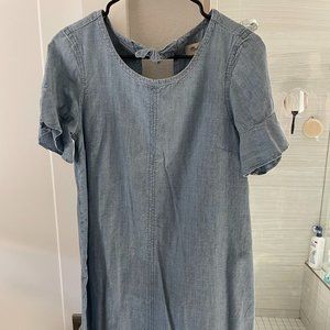 Madewell Denim Tie Dress